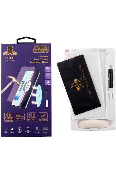 Other Idol 1991 0.2mm Πλήρης Κόλλα Πλήρους Κάλυψης Σκληρυμένο Γυαλί (Huawei M...
