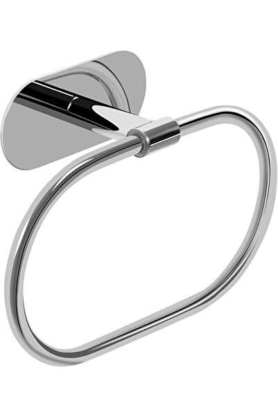 The Bros Self Adhesive Towel Ring for Bathroom Stainless Steel Adhesive Hand ...