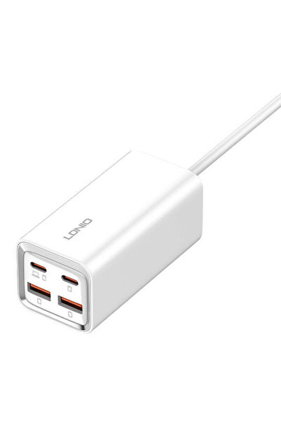 LDNIO Βάση φόρτισης με 2 θύρες USB-A και 2 θύρες USB-C, Παροχή ισχύος 65W / Γ...