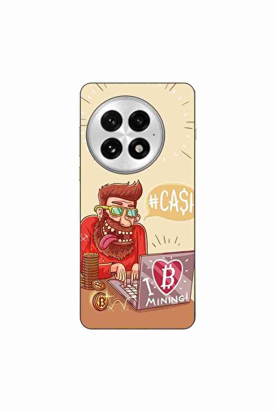 OEM Θήκη συμβατή με OnePlus 13, από σιλικόνη gel TPU, μοντέλο BTC Mining