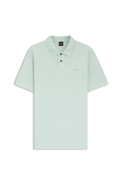 BOSS Yeşil Erkek Regular Fit Nakışlı Polo T-Shirt Prime_50560372