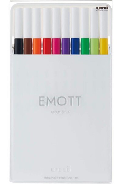 Uni Set of Emott Pens (10 Colors), Elegant
