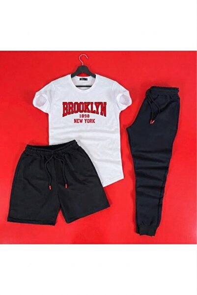 SILATU Brooklyn (Red Print) 3-Piece Printed Set