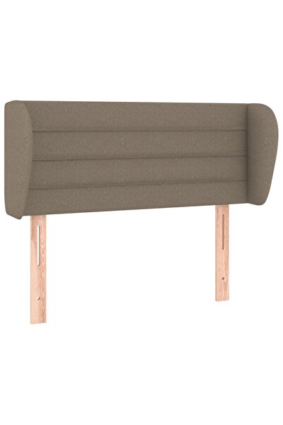 vidaxl Headboard with taupe grey wings 93x23x78/88 cm textile