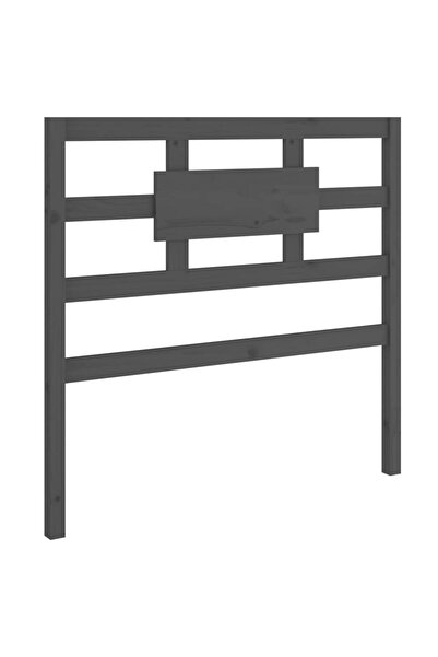 vidaxl Gray headboard 95.5x4x100 cm Solid pine wood