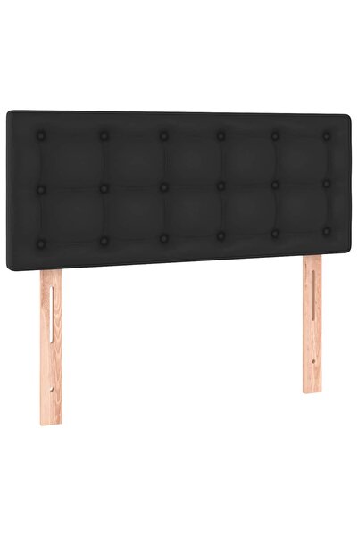 vidaxl Tăblie de pat, negru, 100x5x78/88 cm, piele ecologică