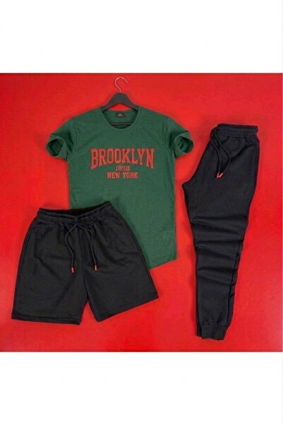 SILATU Brooklyn (Red Print) 3-Piece Printed Set