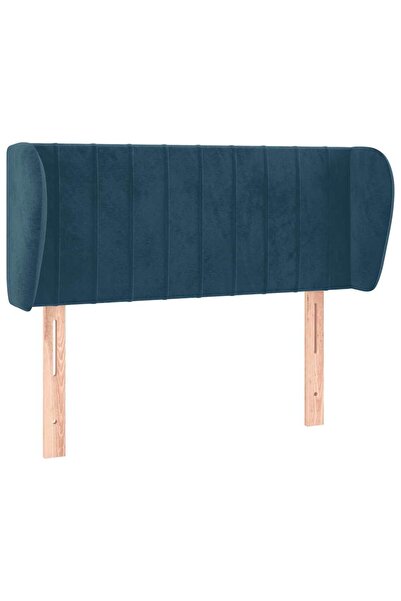 vidaxl Dark blue velvet winged Velvet 103x23x78/88 cm
