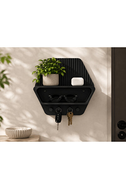 farist Modern Wall-Mounted Key Holder and Organizer Rack |   Glasses, Keys, a...