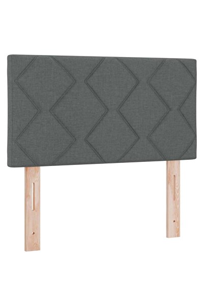 vidaxl Tăblie cap Gri 80 cm țesătură