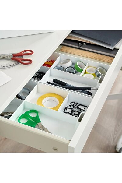 IKEA QUİCK Çekmece İçi Bölmeli Düzenleme Kutusu 26x17x4 Cm Plastik Düzenleyic...