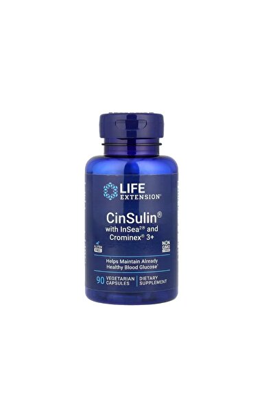 Life Extension Синсулин с ИнСий2 и Кроминекс 3+ 90 капсули