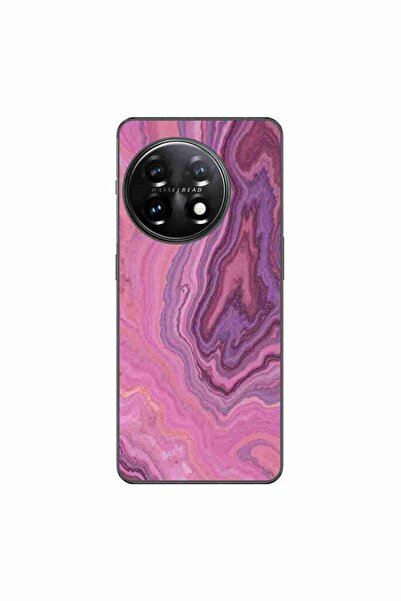 OEM Husa compatibila cu OnePlus 12 Silicon Gel Tpu Model Pink Quartz Marble