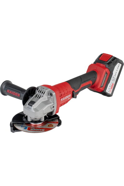 Raider Polizor unghiular brushless R20, 125mm, cu acumulator 4Ah, RDP-PBAG20,...
