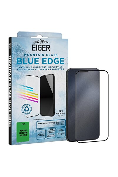 EIGER Folie Sticla Anti-Blue Light Edge GRS Mountain Blue iPhone 17 / iPhone ...