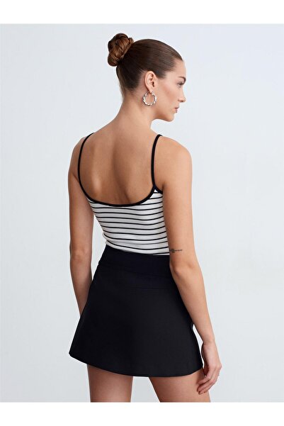 MU&ME BOUTİQUE Body Askili Kontrast Dlvn