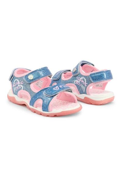 Shone Sandale SHONE, Albastru/Roz, Fete,Sclipici, Marimi : 30, 31, 34, 35, 36 EU