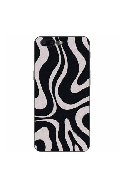OEM Husa compatibila cu OnePlus 5 Silicon Gel Tpu Model Monochrome Hypnotic