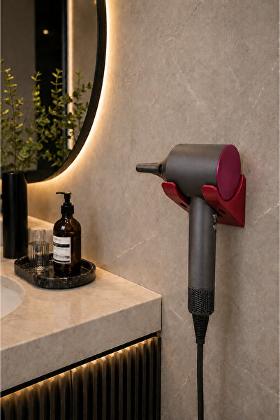 Arvella Studio Hair Dryer Wall Hanger |   Stylish and Modern Bathroom Organiz...