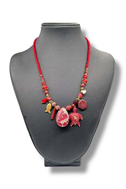 Bozhi Necklace Glass Beads Luminous Style