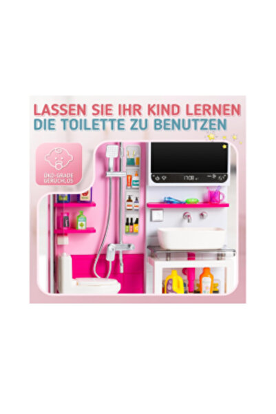 CasaDesteapta.ro Jucarie Set Baie pentru Papusi cu accesorii si lumini