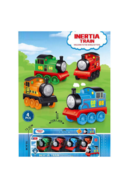 CasaDesteapta.ro Jucărie Kit 4 Locomotive Educational