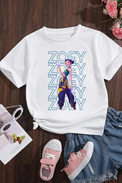 Canlook تي شيرت بتصميم KPop Demon Hunters Zoey للأطفال