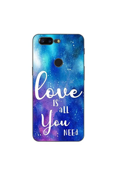 OEM Θήκη συμβατή με OnePlus 5T, από σιλικόνη gel TPU, με την επιγραφή  "Love ...