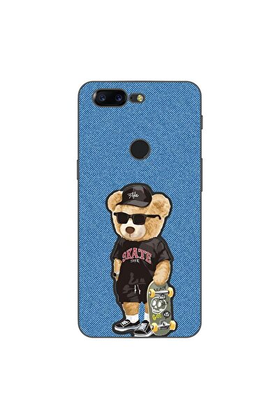 OEM Husa compatibila cu OnePlus 5T Silicon Gel Tpu Model Bear Skate Fashion