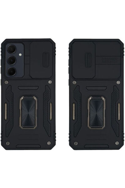 Other Θήκη Ring Armor Camshield Sonique Samsung Galaxy A35 5g Μαύρο