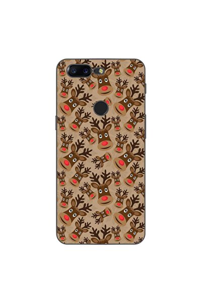 OEM Husa compatibila cu OnePlus 5T Silicon Gel Tpu Model Craciun Rudolf Pattern