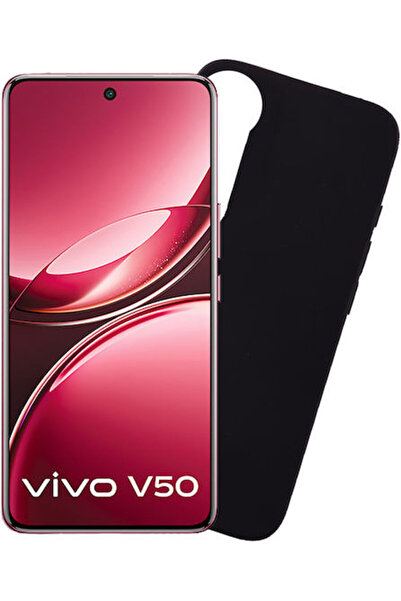 Other Volte-Tel Πίσω Κάλυμμα Σιλικόνης Μαύρο Vivo V50 5g