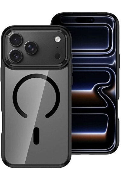 roar Mag Bumper Πίσω Κάλυμμα Πλαστικό / Σιλικόνη Μαύρο (iPhone 15 Pro)