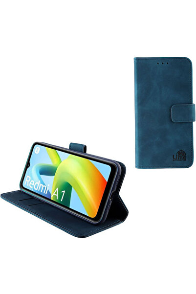 Lime&co Lime Essential Magnet Book Συνθετικό Δέρμα Σκούρο Μπλε (Redmi A1 / A2...
