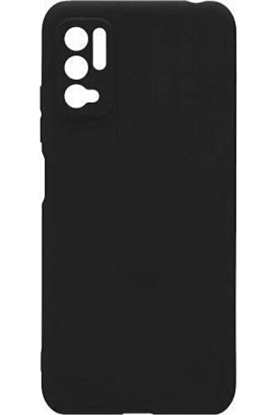 inos Μαλακή Μαύρη Θήκη Πλάτης Σιλικόνης (Redmi Note 10 5G / Poco M3 Pro)