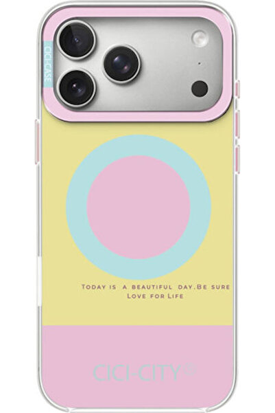 cici Θήκη Candy Pastel Magsafe Apple Iphone 17 Air Κίτρινο-ροζ