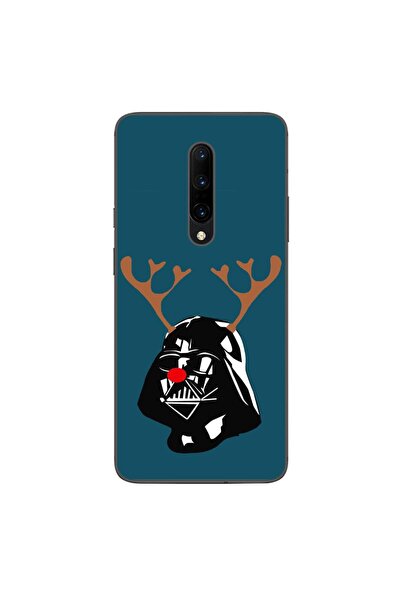OEM Husa compatibila cu OnePlus 7 Pro Silicon Gel Tpu Model Craciun Darth Vad...