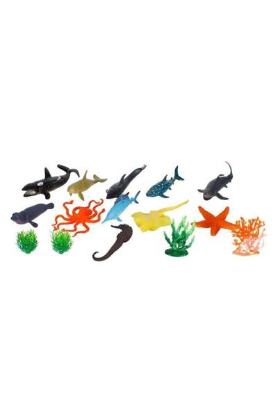Jumbo Set animale marine din plastic Jumbo, 15 buc