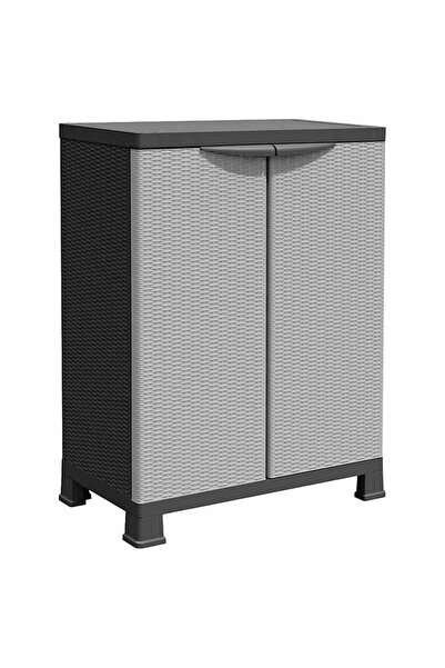 vidaxl Wardrobe, 68x39x92 cm, rattan design