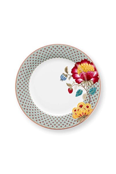 Pip Studio Farfurie din porțelan, Pip Studio, Albastru, 26.5 cm, Colecția Blo...