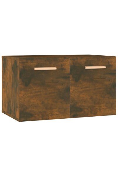 vidaxl Wall cabinet, smoky oak, 60x36.5x35 cm, engineered wood