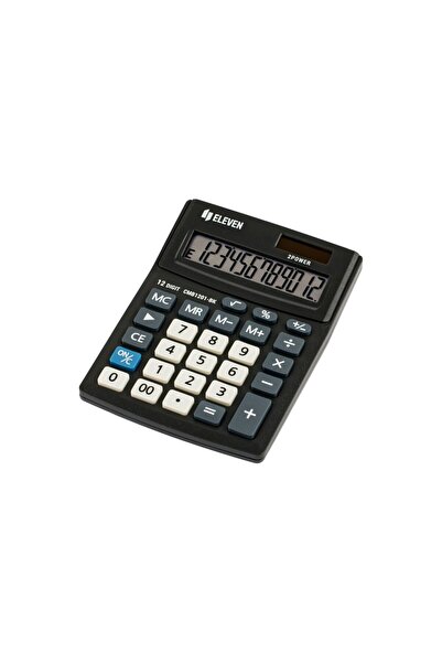ELEVEN Αριθμομηχανή γραφείου 12 ψηφίων, 137 x 102 x 31 χιλ., CMB1201-BK