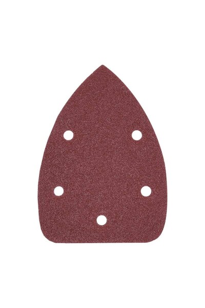 HARDEN Set de 10 Triunghiuri Abrazive Velcro 5 Orificii 90X140 mm, Granulatie 40