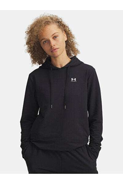 Under Armour Hanorac sport de damă din material terry - negru