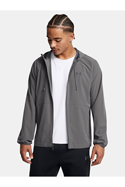 Under Armour Pánská bunda UA Stretch Wvn WindbreakerEU-GRY