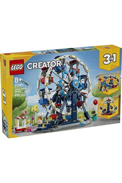 LEGO ®   Creator 3 în 1 Roată Panoramică Iconică Set de Construcție 31389