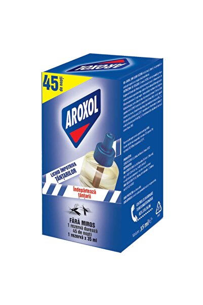 Aroxol Pachet 2 bucăți Rezervă lichidă pentru aparat electric anti-țânțari 35ml