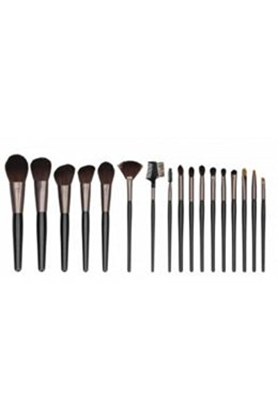 MIMO Set 18 Pensule Negre pentru Machiaj - Makeup Brush Black, 18 buc