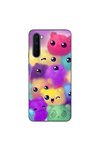 OEM Husa compatibila cu OnePlus Nord Silicon Gel Tpu Model Pufosi Colorati