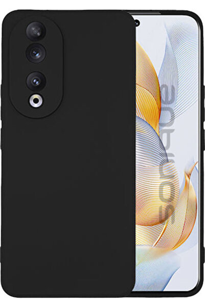 Other Sonique Back Cover Silicone Black (Honor 90)